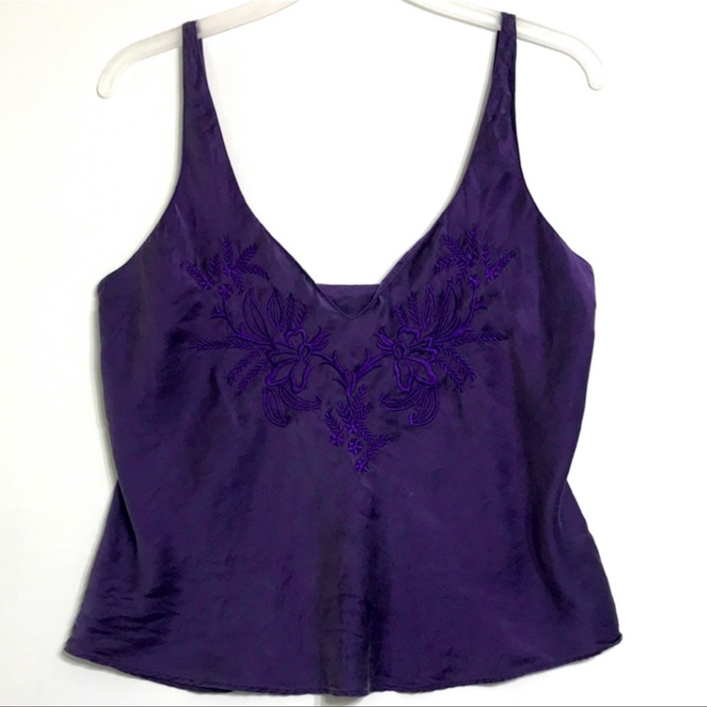 Vintage90s Victoria Secret Gold Label Silk Camisole Size M